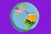 Cartoon: Trump-Virus (small) by leopold maurer tagged trump,sturm,kongress,washington,brasilien,demokratie,bolsonaro,anhänger,regierungsgebäude,hetze,negierung,lügen,wahl,gewalt,zorn,wut,wahlergebnis,abstreiten,leopold,maurer,cartoon,karikatur