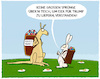 Cartoon: Dutyfree Ostern (small) by markus-grolik tagged hase,osterhase,kaenguru,aushilfe,eier,eiermangel,usa,trump,maga,zoelle,zollkrieg,handelskrieg,eu,europa,deutschland,dutyfree,ostern,lieferketten,globalisierung