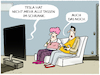 Cartoon: Gigafactory fehlen Kaffeetassen (small) by markus-grolik tagged auto,autoindustrie,tesla,musk,eauto,gigafactory,cybertruck,fabrik,fehlende,tassen,kaffeetassen,verschwunden,brandenburg,autohersteller,grünheide