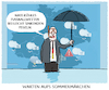 Cartoon: Weitere Aussichten... (small) by markus-grolik tagged dfb,fussball,sommermaerchen,em,europameisterschaft,nationalmannschaft,deutschland,stimmung,klimawandel,hochwasser,tv,starkregen,extremwetter,bayern,dahoam,ueberschwemmungen,ueberflutung,pegelstand