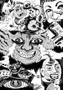 Cartoon: The Dazzle 1 (small) by sam seen tagged the,dazzle