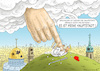 Cartoon: GOTTESHAUPTSTADT JERUSALEM (small) by marian kamensky tagged obama,trump,präsidentenwahlen,usa,baba,vanga,republikaner,inauguration,demokraten,jerusalem,palästina,israel,wikileaks,faschismus