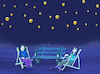Cartoon: Sternenstunden (small) by SoRei tagged zweisamkeit,vertraulichkei,zärtlichkeit,corona,himmel,abendhimmel,sternenhimmel,himmelszelt,bank,knutschen,rendezvous,wein,laue,sommernacht,sommernachtstraum,firmanent,omnipräsenz,abstand,klappstuhl,liegestuhl,krise,ausgangsbeschränkung,kontaktperson,heimlich,treffen,verabredung,vorsichtsmaßnahmen,sorge,angst,flirten,verhalten,gefahr,bedrohung,sinnbid,ermahnung