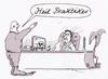 Cartoon: reflex (small) by Andreas Prüstel tagged heilpraktiker,neonazi,reflexe,cartoon,karikatur