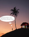 Cartoon: palmsonntag (small) by ab tagged palme,sonntag,religion,muse,entspannung,lesen,trinken