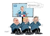 Cartoon: Auf Durchgang geschaltet (small) by RABE tagged wahl,wahlomat,wahlkämpfer,europawahl,landtagswahl,wähler,wahlplakate,rabe,ralf,böhme,cartoon,karikatur,pressezeichnung,farbcartoon,tagescartoon,briefwahl,briefwähler,stimmzettel,brief,briefkuvert,eu,frankreich,macron,präsident,neuwahlen,parlamentswahlen,scholz,habeck,lindner,ampel,ampelregierung,tv,news,affen,sehen,hören,sprechen,taub,blind,stumm