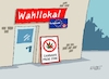 Cartoon: Rauschverbot (small) by RABE tagged wahl,wahlomat,wahlkämpfer,europawahl,landtagswahl,wähler,wahlplakate,rabe,ralf,böhme,cartoon,karikatur,pressezeichnung,farbcartoon,tagescartoon,briefwahl,briefwähler,stimmzettel,brief,briefkuvert,cannabis,cannabisfrei,cannabisverbot,zone,rauchverbot,rauschverbot,drogen,rausch,hanf,tüte
