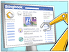Cartoon: Thingbook (small) by Cloud Science tagged iot,soziales,netzwerk,internet,der,dinge,of,things,digitalisierung,digital,smart,intelligenz,ki,ai,intelligent,industrie,40,wirtschaft,predictive,maintenance,it,technologie,tech,technik,sensoren,vernetzung,vernetzt,zukunft,future