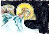 Cartoon: Tehno Engel (small) by Zlatko Iv tagged engel,tehno,danke,liebe