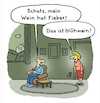 Cartoon: Weintrinker (small) by Lo Graf von Blickensdorf tagged wein,weihnachten,advent,vorweihnachtszeit,glühwein,krank,fiebe,weintrinker,sommelier,rotwein,wohnzimmer,mann,frau,ehepaar,ehemann,ehefrau,schatz,karikatur,lo,cartoon,mißverständnis,warmr