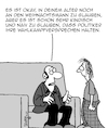 Cartoon: Kindisch und naiv (small) by Karsten Schley tagged kinder,eltern,glaube,weihnachtsmann,politik,wahlkampf,wahlkampfversprechen,politiker,vertrauen,medien,gesellschaft