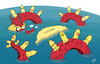 Cartoon: Intimidashow (small) by rodrigo tagged taiwan,china,asia,international,politics,independence,military,drills,water,sea,ocean,airspace,government,autonomy,island,president,williamlai,laichingte,beijing,prc,xijinping