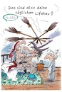 Cartoon: Lifehacks (small) by TomPauLeser tagged lifehack,lifehacks,hexe,hexen,schlapplachsachen,tompaule,cartoon,witz,besen,hexenbesen,domina