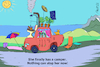 Cartoon: She finally has a camper (small) by Arni tagged camper,motorhome,mobile,home,holiday,free,see,ocean,mountains,beach,camping,travelling,travel,van