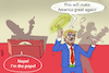 Cartoon: TrumPope Shadows on the Wall (small) by Arni tagged halo,trump,donald,heiligenschein,religion,christian,jewisch,juden,jüdisch,tod,sarg,franziskus,francis,rome,rom,roma,beerdigung,bestattung,funeral,ceremony,zeremonie,italien,italy,papst,pope,nostradamus,shadow,schatten,wand,wall