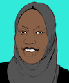 Cartoon: Farida (small) by Aiko tagged nira,muslim,aikotoon