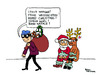 Cartoon: Diebische Freude (small) by Pascal Kirchmair tagged gift,gifts,paktl,pakete,festtage,dieb,stehlen,diebstahl,geschenke,presents,cadeaux,voles,buon,natale,frohe,weihnachten,saucissonne,feliz,navidad,joyeux,noel,carte,karte,card,merry,xmas,christmas,cartoon,karikatur