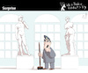 Cartoon: Surprise (small) by PETRE tagged surprise überraschung museum david venus