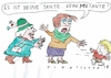 Cartoon: Tante (small) by Jan Tomaschoff tagged gesundheit,genetik,mutation