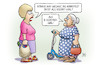 Cartoon: Escort (small) by Harm Bengen tagged arbeiten,escort,girl,escooter,elektroroller,scooter,prostitution,susemil,jutta,harm,bengen,cartoon,karikatur