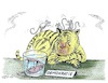 Cartoon: Im Halbschlaf (small) by mandzel tagged deutschland,politik,gesellschaft,spaltung,regierungsverdrossenheit,rechtsradikalismus