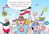Cartoon: Antisemitismus (small) by Erl tagged politik,holocaust,antisemitismus,nationalsozialismus,verschwörungstheorien,querdenker,spaziergänger,coronaleugner,impfgegner,rechtsextremismus,hass,hetze,telegram,toleranz,karikatur,erl