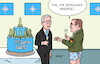 Cartoon: Kleiderordnung (small) by Erl tagged politik,militär,bündnis,verteidigung,nato,geburtstag,75,jahre,deutschland,bundeswehr,zeitenwende,geld,haushalt,kürzung,verteidigungsausgaben,schuldenbremse,verteidigungsminister,boris,pistorius,unterhose,generalsekretär,jens,stoltenberg,karikatur,erl