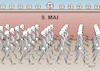 Cartoon: Parade (small) by Erl tagged politik,krieg,angriff,überfall,wladimir,putin,russland,ukraine,militärparade,mai,sieg,über,nazideutschland,tod,leid,soldaten,skelette,diktator,karikatur,erl