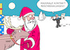 Cartoon: RKI Weihnachten (small) by Erl tagged politik,corona,virus,pandemie,covid19,fünfte,welle,omikron,empfehlung,rki,chef,lothar,wieler,kontaktbeschränkung,sofort,maximal,weihnachten,weihnachtsmann,rentier,karikatur,erl
