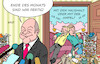 Cartoon: Scholz Befragung (small) by Erl tagged politik,bundestag,parlament,befragung,bundeskanzler,olaf,scholz,haushalt,fertig,ende,juli,termin,gefahr,fortbestand,ampel,bundesregierung,finanzminister,christian,lindner,wirtschaftsminister,robert,habeck,cannabis,joint,stimmung,karikatur,erl