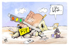 Cartoon: FDP (small) by Kostas Koufogiorgos tagged karikatur,koufogiorgos,fdp,ampel,haus,ruine,chaos,axt,lindner