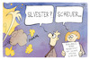 Cartoon: PKW-Maut (small) by Kostas Koufogiorgos tagged karikatur,koufogiorgos,scheuer,feuerwerk,freude,silvester,pkw,maut