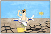 Cartoon: Ryanair-Piloten streiken (small) by Kostas Koufogiorgos tagged karikatur,koufogiorgos,illustration,cartoon,ryanair,pilot,arbeitskampf,druck,gewerkschaft,fliegen,flugzeug,reisen,leary,fluggesellschaft,airline,urlaub,passagier,reisender,schwimmente,tourismus
