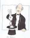 Cartoon: Zu doll (small) by hollers tagged zauberer anfänger hase kaninchen